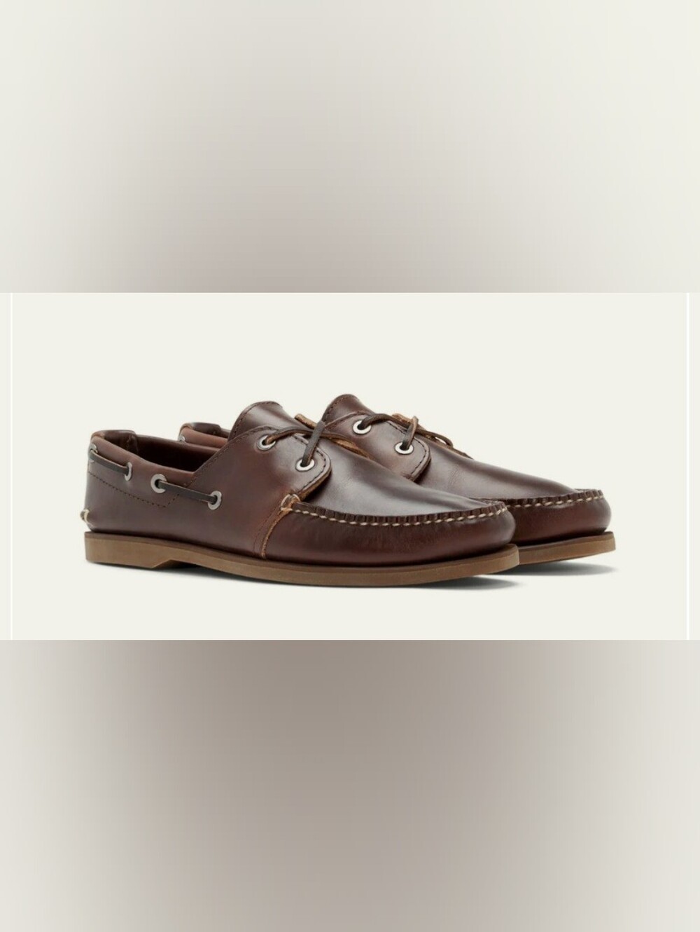 Seavees Quoddy Mens Landing Boat Shoe Size 10 Weathered Wood Limited Edition